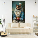 Funny cats red & white wall hanging bedroom tapestry