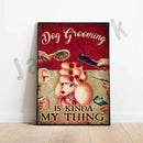 Funny jack york canvas printings set of 6 framed grooming room decor