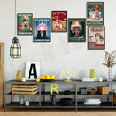Funny jack york canvas printings set of 6 framed grooming room decor