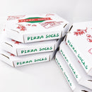 Pizza Socks Gift Box – 4 Pairs of Funny Food-Themed Socks