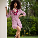 Serena - Silk Foulard - Fuchsia