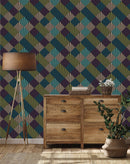 Multicolored Abstract Pattern Wallpaper