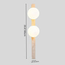 Fyris Travertine Wall Lamp