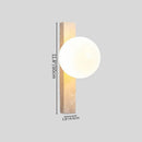 Fyris Travertine Wall Lamp