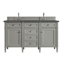 James Martin Brittany 60" Double Bathroom Vanity, Urban Gray