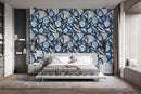 Contemporary Feather's Flowers Wallpaper Smart