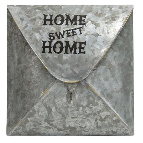 *Home Sweet Home Galvanized Envelope Post Box