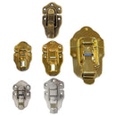 Steamer Trunk Drawbolt Latch Brass, Nickel, and Antique Brass Finishes, Multiple Sizes Available