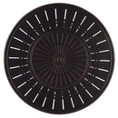 Black Aluminum Fire Table Set with Two Loveseats and Two Club Chairs