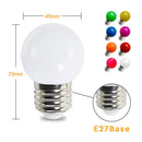 G45 white string lights outdoor garden globe led bulbs