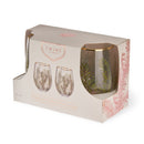 Woodland Stemless Wine Glass Set