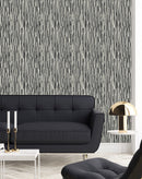 Modish Black Lines Wallpaper Fashionable