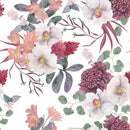 Modish Light Floral Wallpaper Chic