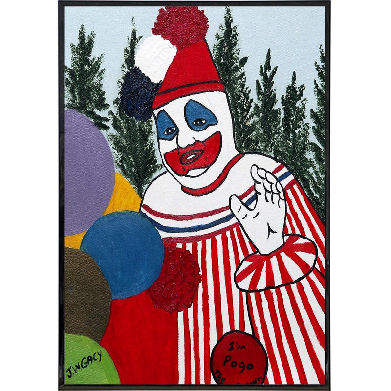 John Wayne Gacy "Pogo" Painting Print