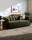 Myrtle Avenue Traditional Olive Area Rug - Galey Alix Livabliss