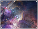 Galactic Print Metal Wall Art – Space Galaxy Cosmic Scenic Wall Decor