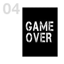 Game Controller Wall Art Black White