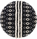 Oberkappel Black Ottoman