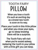 Tooth Fairy Pillows - Pink