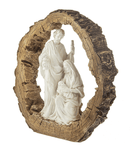 Log Nativity Figurine