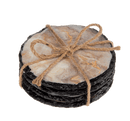 Grey Faux Agate Coaster (4 pc. set)