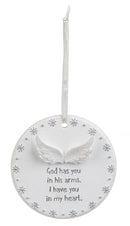 Baby Memorial Ornament - God Has You in His Arms