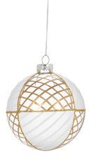 Gold & Frost Holiday Shape Ornaments - Final Sale