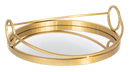 Gold Mirrored Tray (2 pc. set)