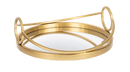 Gold Mirrored Tray (2 pc. set)