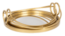 Gold Mirrored Tray (2 pc. set)