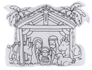 Coloring Kit - Nativity Scene (9 pc. set)