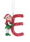 Monogram Ornament - E - Final sale