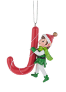 Monogram Ornament - J - Final Sale