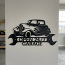 Custom Metal Wall Art - Personalized Garage Sign