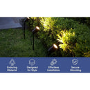 Garden Stake - 8-Inch Low Profile 1/2" NPT Thread with Side Wireway | 20 Pack