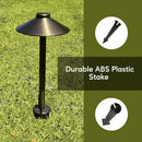 Garden Stakes | 9-Inch In-Ground Solid Brass 1/2" NPT Thread 2 Pack