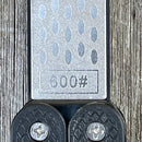 Garden Tool Sharpener - Diamond + Carbon Steel Hone Reversible Paddle For Sharpening Pruners, Clippers Mower Blades and Scissors