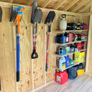 Garden Tool Organizer – Shed Storage Rack for Yard Tools