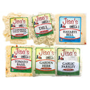Cheese 6 Piece Sampler | Garlic Pepper, Dill, Havarti Bell, Tomato Basil, Garden Herb, Garlic Parsley | Jisa's Farmstead Cheese