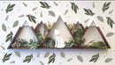 Light Green Leaves Wall Decals - Fabric Nursery Wall Art Decals
