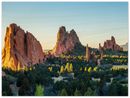 Garden of the Gods Print Metal Wall Art – Colorado Springs Red Rock Scenic Wall Decor