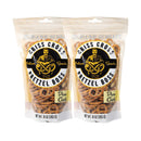 Parmesan Garlic Flavored Pretzels | Pack of 2 | 10 oz | Criss Cross Pretzel Boss