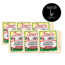 Garlic Parsley Cheese Block | Pack of 6 | 8 oz | Jisa's Farmstead Cheese