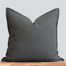 Gávea Solid Color Pillow Cover | Charcoal Gray