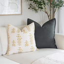 Gávea Solid Color Pillow Cover | Charcoal Gray