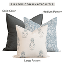 Gávea Solid Color Pillow Cover | Charcoal Gray