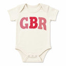 GBR Patchwork Sewn Appliqué Ivory Licensed Onesie | Multiple Sizes | H.Flynn Designs