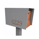 UptownBox-2.0 in TEXTURED GRAY METALLIC - Modern Mailbox