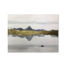 Golden Reflection River Oil Painting