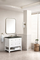 James Martin Breckenridge 36" Single Bathroom Vanity, Bright White